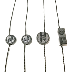 カスタムロゴ特殊形状ストリングロックシールタグエンボスハングタグ時計セキュリティプラスチックタグ - Product Image 5