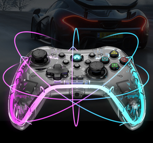 Neuzugang transparenter Shell-Controller für Nintendo Switch mit Light Turbo Gampad Switch Pro Controllern - Product Image 4