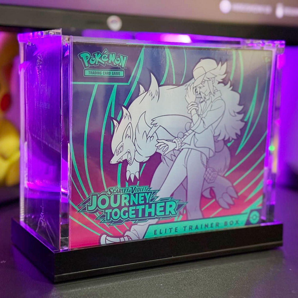 ETB Acrylic Case with Black Stand