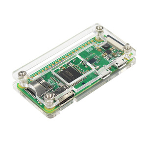 Aismartlink Raspberry Pi Zero Case Raspberry Pi zero W/WH astuccio in acrilico tre colori con dissipatore di calore - Product Image 2