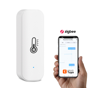 Tuya Zigbee датчик температуры и влажности, термометр, гигрометр, измерение Zigbee, поддержка 3,0 Алекса, Яндекс, контроль Алиса - Product Image 1