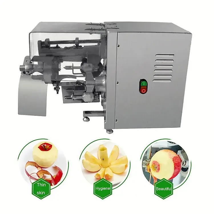 Elétrica pitting máquina descascador fatiador corer de maçã