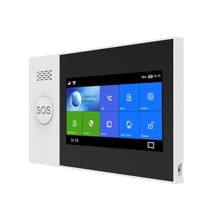 全触屏Tuya APP智能WiFi GSM安全屋家庭安全报警系统兼容Alexa Google Home IFTTT - Product Image 1