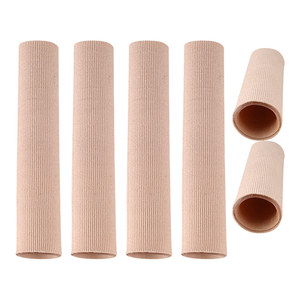 Açık ayak jel silikon parmak koruyucu Calluses ayak ayırıcı kesilebilir kumaş kol - Product Image 6
