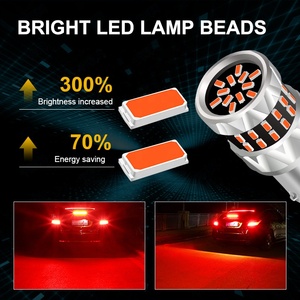 ไฟสัญญาณ2023new LED ไฟเบรกเลี้ยวไฟถอยหลัง T20 T15 T25 S25 1156 1157 3030 42smd LED CANbus P21w รถยนต์หลอดไฟ LED - Product Image 5
