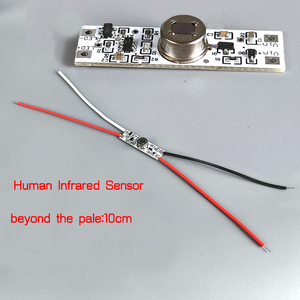 Interruptor de Sensor de movimiento PIR 5V 12V 24V Sensor de movimiento DC Detector de movimiento Activación Interruptor automático Tira de LED Encendido/Apagado