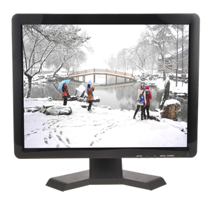 Monitor LCD de pantalla cuadrada de 15 pulgadas 4:3, resolución de 1024*768, monitor CCTV DE SEGURIDAD VGA BNC - Product Image 2