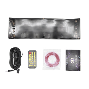 USB 5V Flexible <strong>16</strong>*96 <strong>LED</strong> Scrolling Text Pattern Animation Car Sign Display Screen App Control <strong>LED</strong> Matrix Panel Board - Product Image 2