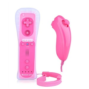 2-in-1ワイヤレスリモコンWIIリモコンNunchukアクセラレータースピーカー付きニンテンドーWIIゲームコントローラーモーションプラス - Product Image 6