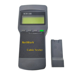 SC8108電気電圧長ポータブルLCDディスプレイ超音波水流計RJ45 LANネットワークケーブルテスター - Product Image 1