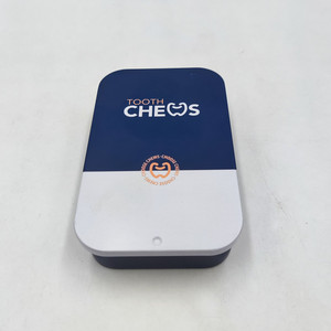 滑动口香糖锡罐矩形盒巧克力锡盒食品级金属罐 - Product Image 2
