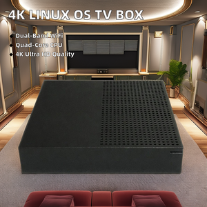 Linux OS 4K OTT TV-Box 8GB Quad Core Online-Update 4K Media Player Europa Polen Nieder län disch Indien 2.4G/5G WiFi Middleware Set Top Box - Product Image 2