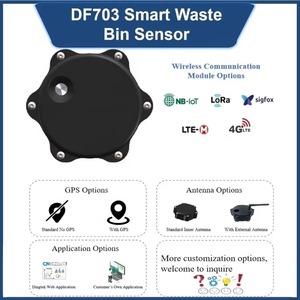 IP68 Smart Ultraschall-Abfall behälter Mülleimer Füllstand detektor Sensor LoRaWAN NB-IoT 4G - Product Image 3