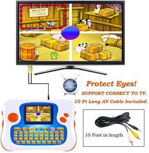 16 Bit Per Bambini Educativi di apprendimento Del Computer Portatile tablet Costruito in 104 gioco della macchina di apprendimento