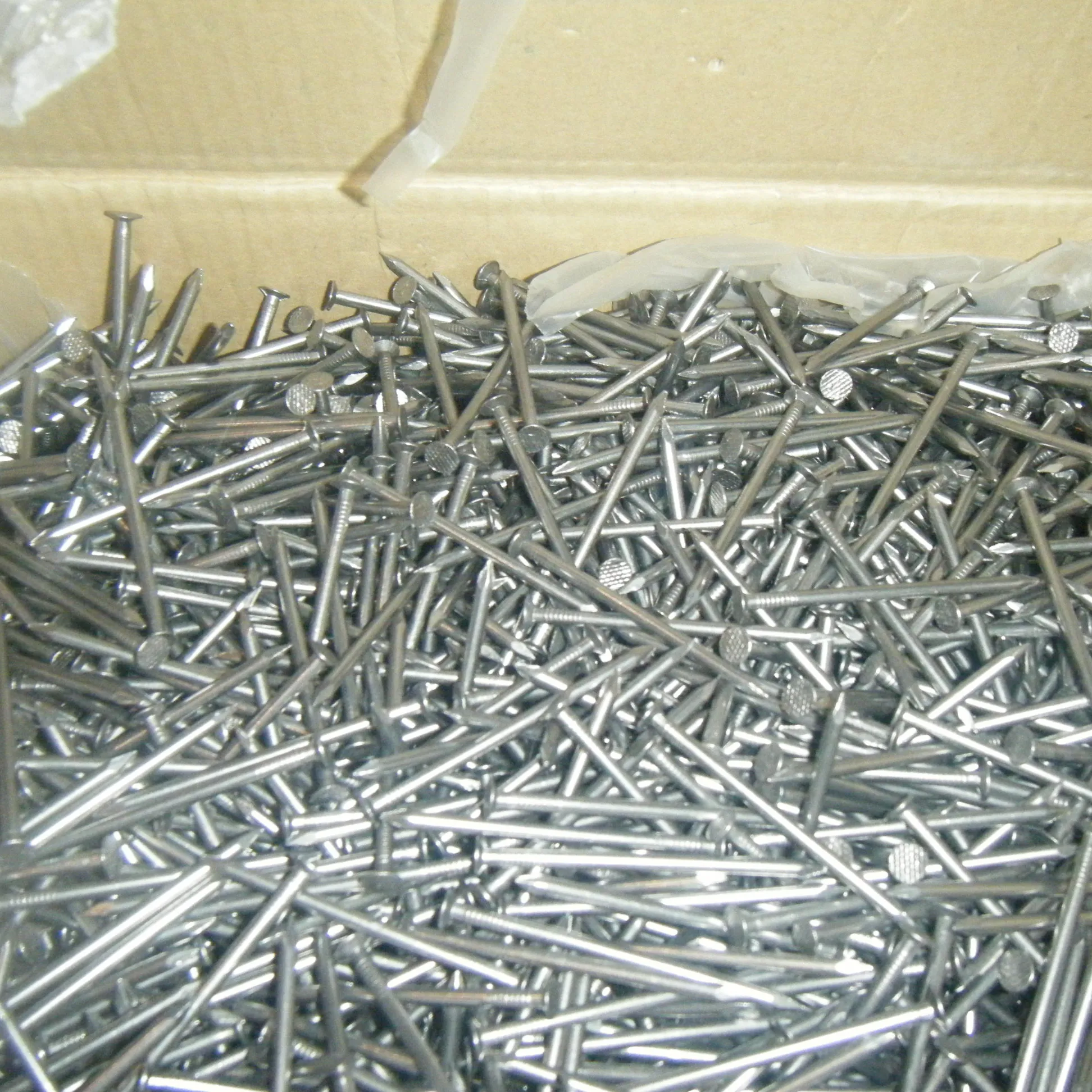 Fabricación de clavo de alambre común redondo de 2,5x25x50mm 1,6mm 3,5x80mm para la construcción de edificios