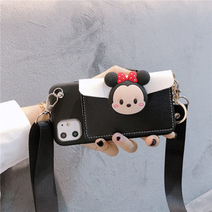 Yaratıcı kamera tasarımı iphone 16 için Pro telefon Case15max yay kart tutucu 14 artı Polka Dot Crossbody kayış 13 darbeye kapak - Product Image 3