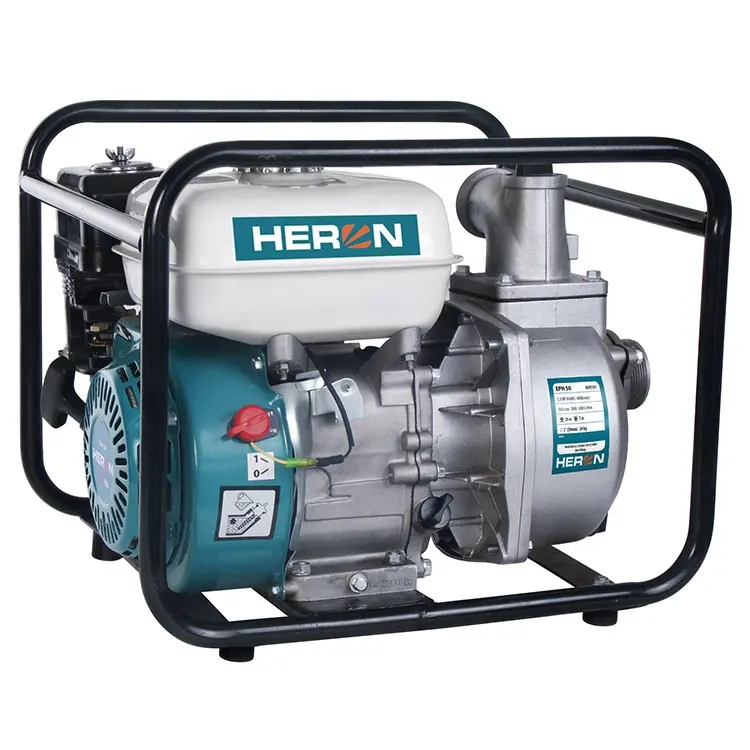 HERON-bomba de agua doméstica para jardín, motor de gasolina de aluminio de alta presión, 8895101
