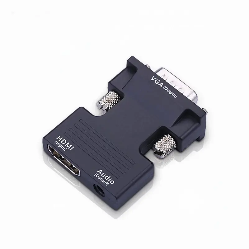 Hdtv-Compatibel convertitore Naar Vga 3.5Mm Audio Kabel Voor PS4 Pc portatile proiettore Tv Hd 1080P femmina Naar Vga maschio Passen