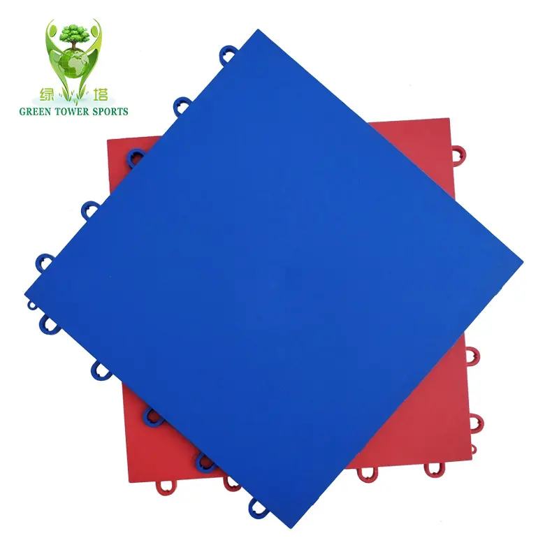 Factory price high quality suspended modular plastic interlocking tiles use for volleyball court flooring assembly floor