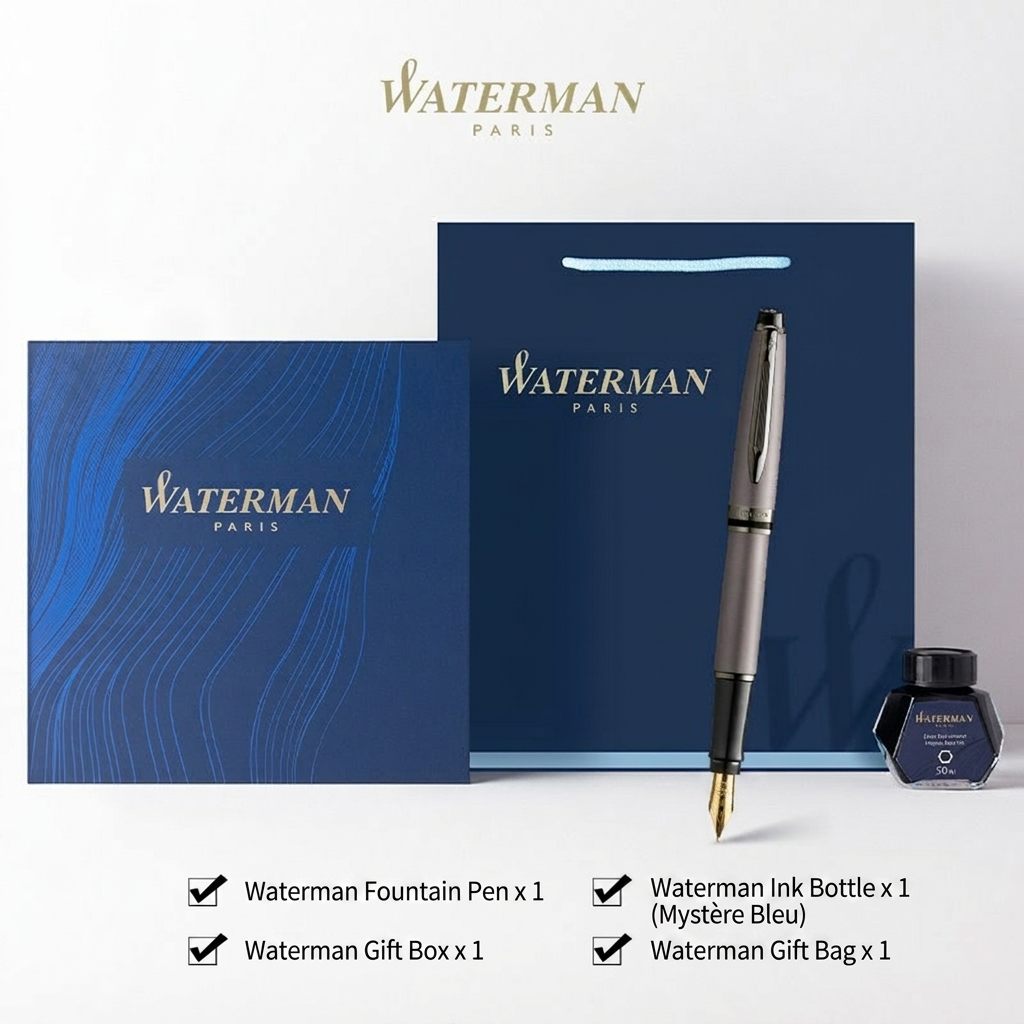 coffret cadeau encre-métal galaxie gris éblouissant