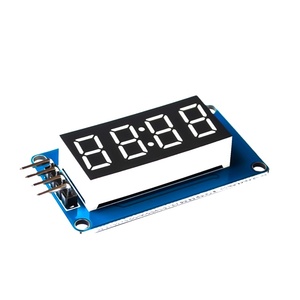 TM1637LEDディスプレイモジュールデジタル4ビットチューブシリアルドライバーボード - Product Image 1