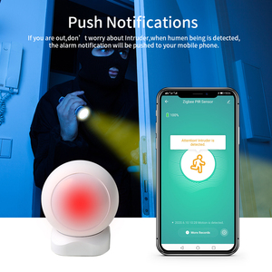 Tuya ZigBee-Sensor de movimiento PIR inteligente, Detector infrarrojo pasivo con batería integrada, alarma antirrobo de seguridad - Product Image 5