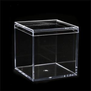 Vuông trong suốt hộp acrylic cho Biscuit sô cô la Thạch Đường bao bì kẹo đám cưới thực phẩm hộp hiển thị - Product Image 1