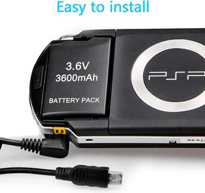 Yüksek kapasiteli kalite 3600mAh 3.6V lityum iyon şarj edilebilir pil Sony PSP 1000 PSP-110 konsolu için paketi değiştirme - Product Image 5