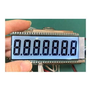 Fabbrica a buon mercato personalizzato monocromatico modulo Display LCD 8 cifre 7 segmento TN Display LCD per Smart Meter Display - Product Image 3