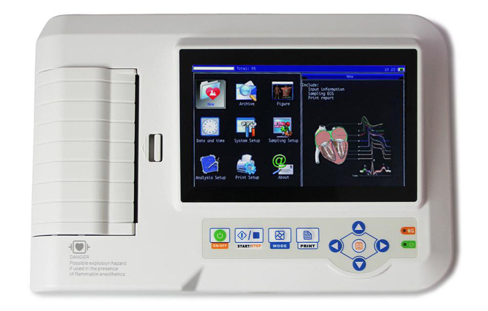 Portable Digital Electro Cardiogram ECG Machine 1 Hdc0759db7fa9418196451c0a24825963k