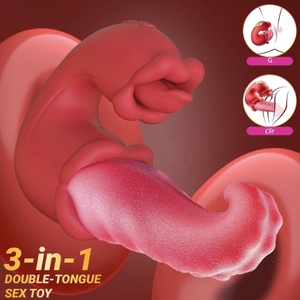 เครื่องสั่นแบบ4 in 1ที่สั่นลิ้นสั่นสั่นบริเวณปากสั่นบริเวณปุ่มดูดของเล่นทางเพศสำหรับผู้ใหญ่ - Product Image 4
