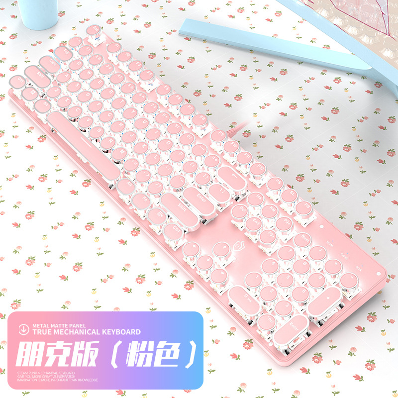 Pink Punk Round Keycap Version