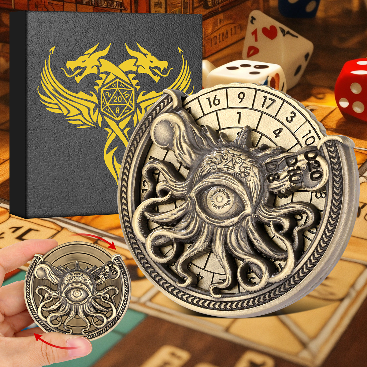 Cthulhu de un solo ojo - Bronce