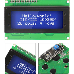 LCD2004 IIC/I2C LCD-Anzeige monitor 20 X4 5V-Zeichen Blauer Hintergrund beleuchtungs bildschirm LCD2004 IIC I2C für Arduino-LCD-Anzeige