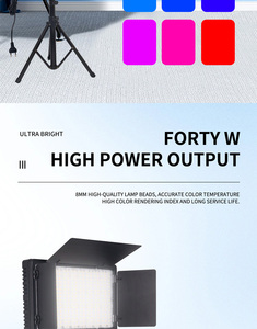 U600 video profesyonel fotoğraf ışığı (cep telefonu klibi ile) stüdyo makyaj için uygun LED halka dolgu ışığı - Product Image 3