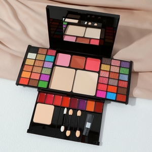 <strong>Factory</strong> OEM Large Makeup Box <strong>Set</strong> With Make <strong>up</strong> All in Oneset Packaging High End Cosmetic Kit Shaped Box Conjunto De Maquillaje - Product Image 3