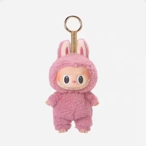 POPMART Pvc peluş kör kutu kolye Macaron bir koltuk parti peluş anahtarlıklar POP MART 2. Nesil Labubu kör kutu var - Product Image 5