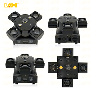 4-in-1 RGBW LED hareketli kafa ışık sahne etkisi desen disko parti ekipmanları ile dört düğün ve mekan için silahlı - Product Image 4