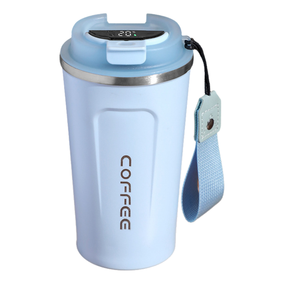 Wathet blue Clear lid