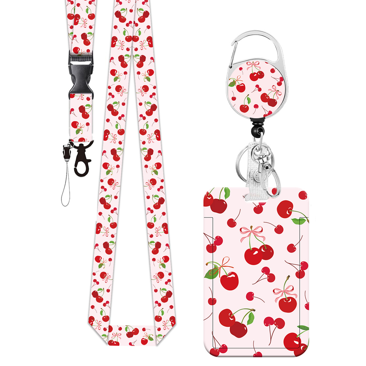 Easy-pull buckle clip lanyard