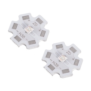 ALLIGHT yüksek güç 3W UV-C LED aydınlatma modülü IC sürücü SMD PCB kartı ile 20mm 3535 gerçek yeşil ışık kurulu - Product Image 2
