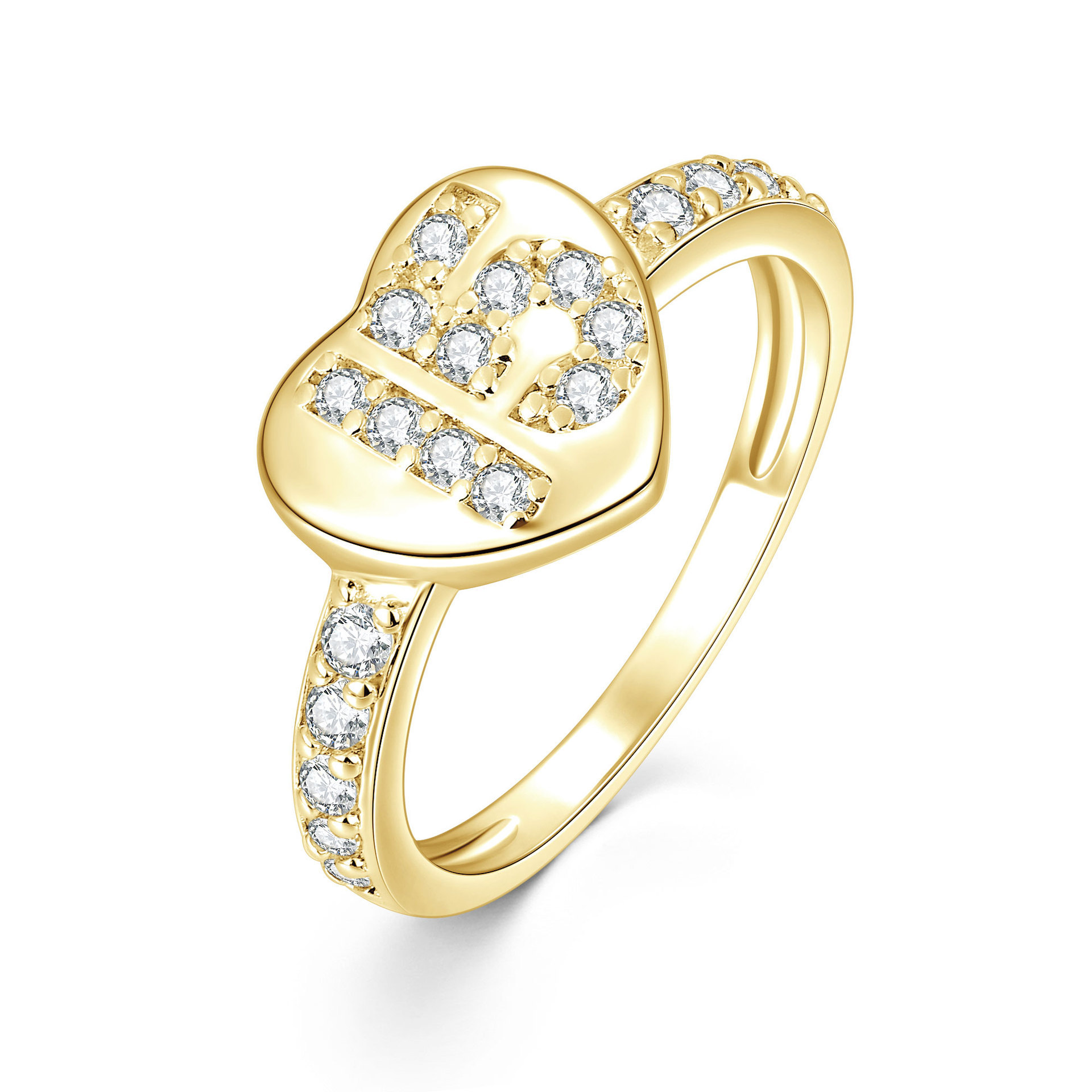 2,1 mm * 6 + 1,8 mm * 4 + 1,6 mm * 11 Zircon Or