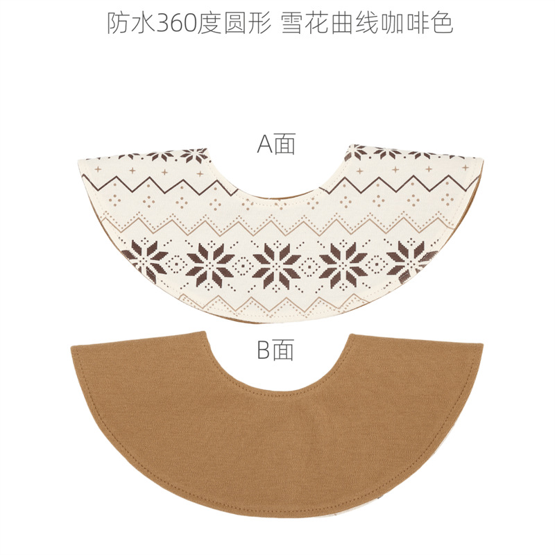 Ky 360 waterproof-snowflake curve coffee color