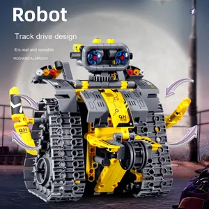 1:24 Drei-in-Eins-Roboter montage Wand programmierung Bausteine Fernbedienung Elektrisch Kompatibel für Spielzeug geschenkset - Product Image 3