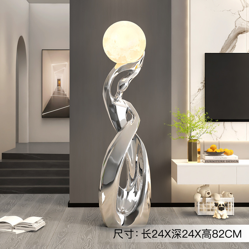 Decorazione del pavimento per argento placcato da donna/altezza 82cm