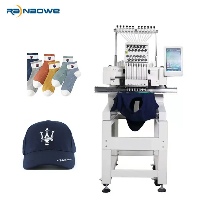 Máquina de bordado Industrial 3d para el hogar, máquina de coser automática computarizada