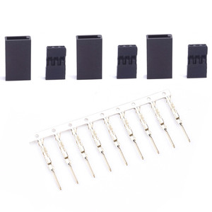 สายต่อเซอร์โวแบบทำมือสำหรับ jr/ Futaba 50ชิ้น2.54เทอร์มินัล RC หุ่นยนต์เครื่องบินเซอร์โวรถอุปกรณ์เชื่อมต่อชาย/หญิง - Product Image 3