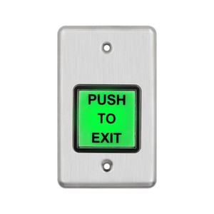 12-24VDC in acciaio inox uscita pulsante di controllo accessi sistema di rilascio della porta di allarme per il pulsante di uscita interruttore di controllo di accesso - Product Image 3