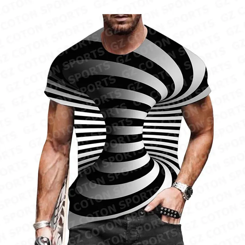 3DプリントTシャツメンズデジタルプリントTシャツグラフィックウェアオールオーバープリントTシャツカジュアル特大Tシャツ