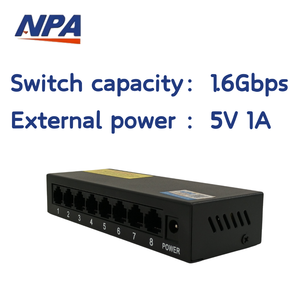 ANPA 5/8 Port Desktop RJ45 Ethernet <strong>Network</strong> Switches 10/100M <strong>Network</strong> Switches with QoS <strong>Function</strong> for Home <strong>Computer</strong> <strong>Networks</strong>